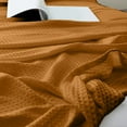thumbnail image 6 of Hgallory Solid Color Plush Blankets for Bed Sofa, Machine Washable Polyester Throw Blanket Breathable Air Conditioning Quilt for Nap, Modern Simple Home Decor Ideal Gift, 43"x51", 1PC, Orange, 6 of 6