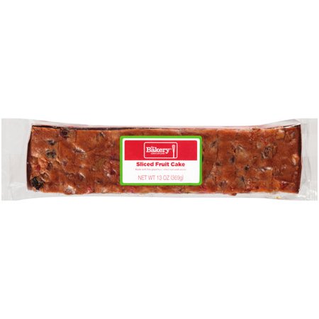Holiday sweet treats The Bakery Sliced Fruit Cake, 13 oz - Walmart.com
