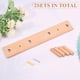 thumbnail image 4 of 2 percheros de madera para entrada, 4 clavijas, para colgar abrigos y chaquetas. También sirve como perchero de pared para cocina o baño, ideal para ropa y toallas., 4 of 7