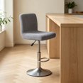 thumbnail image 5 of CHENjy Dining Room Chair Covers, High Elastic Knitted Bar Stool Seat Covers, Full Wrap Slipcover for Counter Pub Kitchen, Dark Gray, 5 of 7
