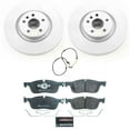 thumbnail image 2 of Power Stop Front Euro-Stop ECE-R90 Certified Brake Pad and Rotor Kit ESK8107 Fits 2018 Jaguar E-Pace, 2 of 3