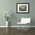 thumbnail image 3 of Trademark Fine Art "Grape Hyacinth" Canvas Art by Kurt Shaffer, White Matte, Wood Frame, 3 of 4
