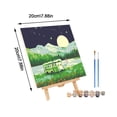 thumbnail image 3 of DIY Digitals Oil Paint 20x20cm Canvas Painting By Numbers With Frame, 3 of 8