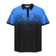 thumbnail image 1 of Camisas de Vestido para Hombre Botón de Solapa Rayado Suelto Casual, Cuarto de Cremallera de la Camisa de Poliéster para el Trabajo Y el Golf, 1 of 4