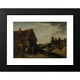 thumbnail image 2 of Christian Wilhelm Ernst Dietrich 14x11 Black Modern Framed Museum Art Print Titled - Scene from Rural Life, 2 of 5