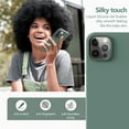 thumbnail image 3 of IBAOLE Compatible with iPhone 13 Pro Max Case 6.7 inch(2021) | Premium Liquid Silicone Rubber | Soft Anti-Scratch Microfiber Lining Full-Body Protection Case for iPhone 13 Pro Max, MatchaPine Green, 3 of 7