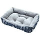 thumbnail image 1 of Camas para perros Ropa de cama suave para mascotas Cama cálida para dormir en invierno Casa nido para mascotas pequeñas y medianas Azul M, 1 of 8