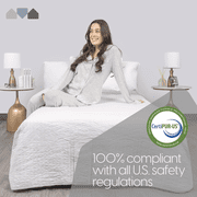 Milliard Diplomat Adjustable Size Modern Folding Bed with Memory Foam Mattress