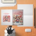 thumbnail image 4 of Happy Valentine’s Day Adorable Dachshund Puppy Holding Heart Balloon 5x7in Folded Greeting Card Wiener Dog Lover Gifts Idea Single Note Card with Envelope - 00030, 4 of 5