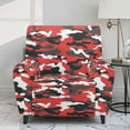 thumbnail image 2 of Kuiaobaty Camouflage Print Reclining Sofa Slipcover Durable Recliner Chair Cover Large Washable Reclining Slipcover Breathable Recliner Couch Cover with Elastic Bottom for Living Room, 2 of 8
