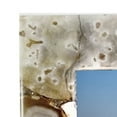 thumbnail image 2 of 9 Inch Accent Photo Frame, Agate Stone, 6 Inch Photo Opening, Brown, White- Saltoro Sherpi, 2 of 5