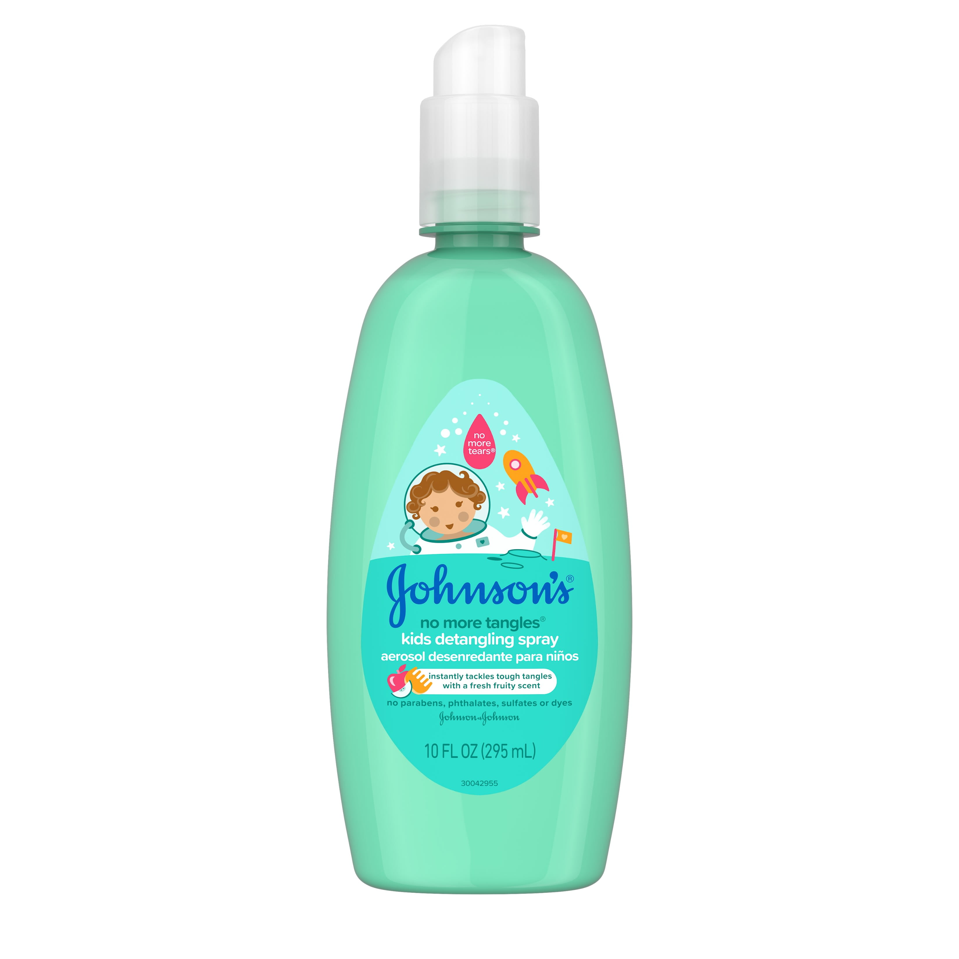 Johnson's No More Tangles Detangling Spray, Fruity Scent, 10 fl. oz
