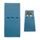 thumbnail image 5 of Bolsa de arpillera vintage para cubiertos, cuchillos, tenedores y vajilla. Azul, 5 of 8