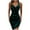 Green, variant on IROINNID Formal Dress for Women Wedding Guest Evening Night Party Dress Elegant High Fork Irregular Halter Sleeveless V-Neck Knee-High Dress,Black