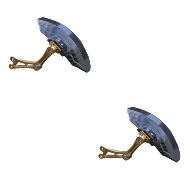 Maytalsory Carbon Fiber Motorcycle Rear Wheel Fender Mudflap for Niu Technologies Sturdy and Efficient 1st Generation Gold 2Set