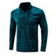 thumbnail image 4 of Txlixc Pullover de hombre, chaqueta de manga larga con cuello de color de contraste, cremallera Txlixc  moda, 4 of 6