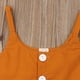thumbnail image 5 of Jumpingount Elroy - 2 piezas de ropa para niños, pantalones cortos estampados para niñas, chaleco con botones en la parte con volantes conjuntos de ropa chocolate 100cm, 5 of 6