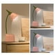 thumbnail image 4 of Lámpara de escritorio con forma de flor, protección ocular, LED, flexible, para mesita de noche Rosa, 4 of 9