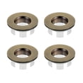 thumbnail image 1 of Anillo de desbordamiento de fregadero Uxcell, tapa de desagüe de desbordamiento de fregadero de baño para lavabo de cocina de cobre, 1 of 7