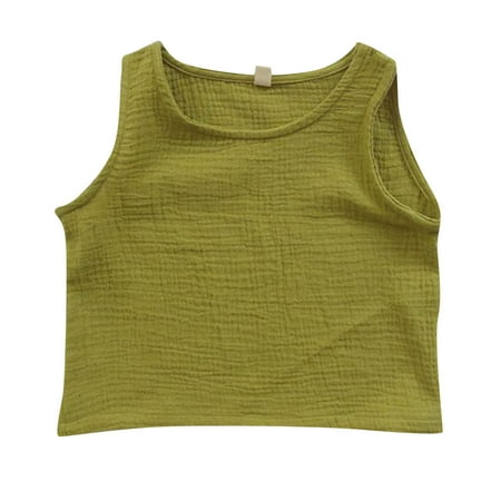 

Pedort Girls Shirts Trendy Girls Dance Tank Top Racerback Crop Tank Top Short Sleeve Girls Tops Vests for Children Gymnastics Kid Tank Tops for Girl Mint Green 90