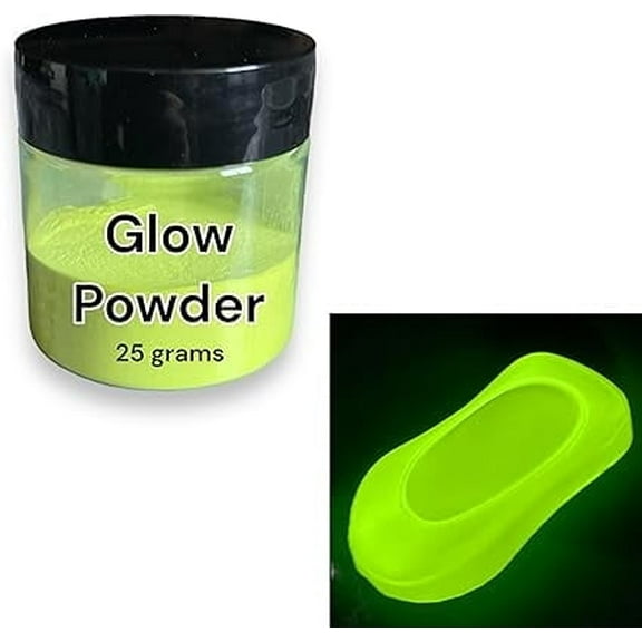 LiME LiNE Base Coat Maker Pigment Powder, Automotive Grade, Basecoat - Yellow Glow in the Dark