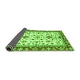 thumbnail image 2 of Ahgly Company Indoor Square Abstract Green Modern Area Rugs, 5' Square, 2 of 4