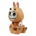 thumbnail image 2 of Ebros Furrybones Sydney The Kangaroo Figurine Small 3" Furry Bones Skeleton Monster Collectible Decor Statue Wallaby with Baby Joey Sculpture of Kangaroos Aussie Australia Themed Furry Bone, 2 of 4