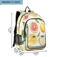 thumbnail image 2 of FORMRS Unisex School Backpack 17" Student Travel Bag with Laptop Compartment, Candy Lemon, 2 of 7