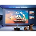 thumbnail image 2 of WiFi & Bluetooth 4K Projector, Full HD Native Movie Projector, Zoom Function & Keystone, 2 of 8