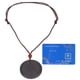 thumbnail image 2 of Colgante de piedra volcánica, collar moderno con energía de iones negativos para el cuidado de la salud., 2 of 14