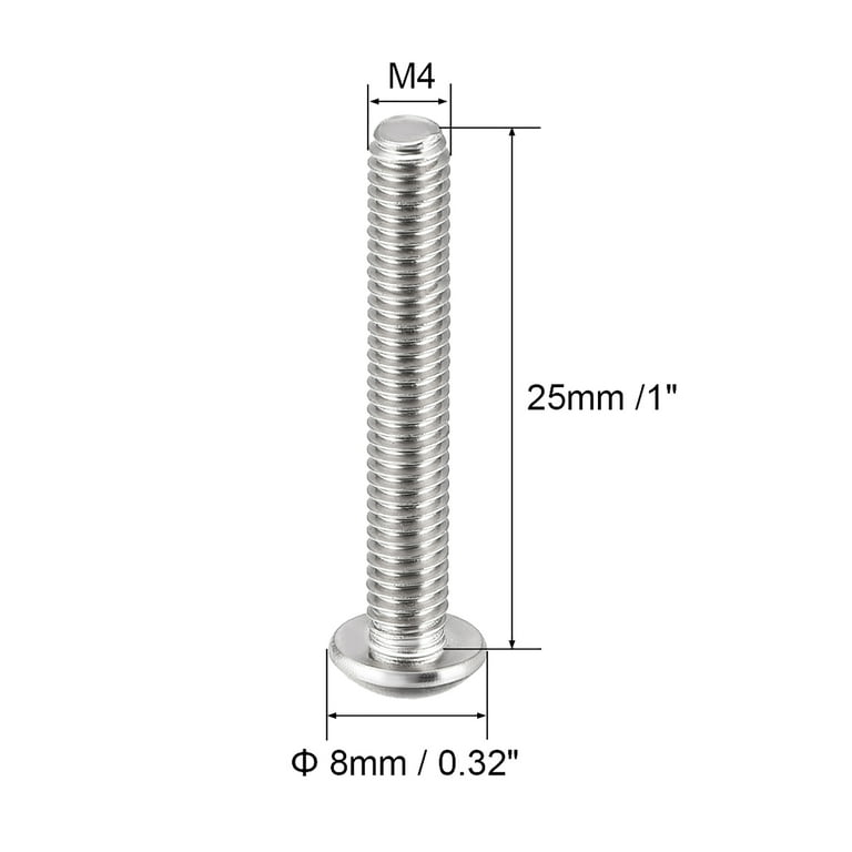 Uxcell M2.5x6mm Torx Security Screws - 10pcs 316 Stainless Steel Pan Head Tamper Proof Fasteners