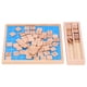 thumbnail image 4 of Juguete de madera para aprender cien tablas preescolar 1-100 aprendizaje de números y matemáticas juguete educativo Montessori para jardín de infantes niños pequeños ANGGREK Otros, 4 of 8