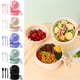 thumbnail image 1 of Set de bol de ramen para microondas de 6 piezas | Colador, tapa, mango | Plástico apto para lavavajillas, libre de BPA | Cocina de preparación de comidas de 33oz | Rosa, Verde, Beige | Recipiente, 1 of 6