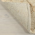 thumbnail image 3 of Home Conservatory Tiles Handwoven Jute Area Rug, 8' x 10',  Ivory, 3 of 9