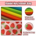 thumbnail image 2 of nipocaio 2 PCS Rabbit Hay Feeder Bag, Guinea Pig Hay Bag Dispenser Hanging Hay Feeder Storage Small Animals Cage Accessories, 2 of 5