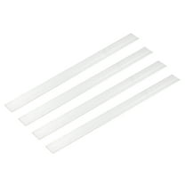 Uxcell 4 Pcs Square Aluminum Flat Bar, 1/16" (1.5mm)Thick x 1" (25mm) Width x 12" (305mm) Long 6061 Aluminum Flat Plate