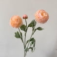 thumbnail image 5 of Btomtd Fake Peony Flowers for Home Decoration, 19.7 Inch Artificial Arrangement Artificial Flowers for Living Room and Dining Table (Peach), 5 of 5