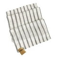 thumbnail image 4 of Fennco Styles Modern Striped Linen Blend Table Runner 16" W x 108" L - Black Woven Table Cover for Home Décor, Dining Table, Banquets, Family Gathering and Special Events, 4 of 4