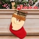 thumbnail image 5 of Fiudx Artículos en oferta con ofertas flash Suministros de decoración navideña Bolsas de dulces Patrón de dibujos animados Bolsas de regalo con diseños de Papá Noel Bolsas de regalo Decoración colgan, 5 of 6