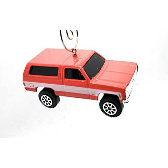 Christmas Ornament for 1979 Chevy K5 Blazer Red White