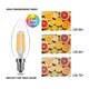 thumbnail image 3 of Bombillas de vela LED YONGSHENG E14 C35 regulable blanco cálido 2700k 6w 4 piezas, 3 of 5