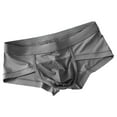 thumbnail image 2 of Sunvit-Panties Young Mens Cotton Blend Trunk Underwear - Breathable Mesh Pouch, Chafe-Free Stretch, Dark Gray, Size M, 2 of 3
