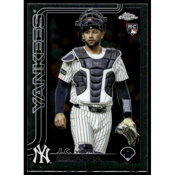 2025 Topps Chrome J.C. Escarra USC197 RC New York Yankees Baseball Card