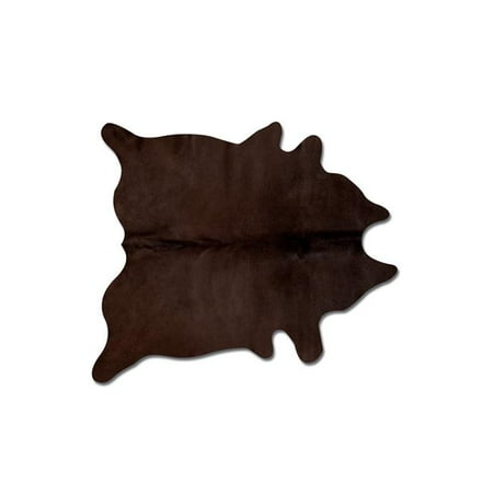 Natural 676685001108 6 X 7 Ft Geneva Cowhide Rug Chocolate