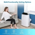 thumbnail image 5 of JoanKaren 15000 BTU Portable Air Conditioner w/ DIY Window Kit,Cools Room up to 850 Sq. ft,3-in-1 Energy-Saving Smart Floor Standing AC Unit with Cooling,Dehumidifier & Fan, 5 of 9
