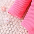 thumbnail image 7 of Enyan Newborn Baby Girl Fall Winter Clothes Long Sleeve Romper Top+Suspender Dress+Headband 3-Piece Set Infant Cute Casual Outfits Hot Pink,0-3 Months, 7 of 7