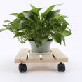thumbnail image 2 of Soporte para macetas con ruedas TUNC Madera maciza natural certificada FSC Sencillez, 2 of 5