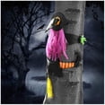 thumbnail image 4 of Matsuzay Muñeca trepadora de árbol de Halloween de tela, reemplazo Adorable portátil, jardín, parque, Patio, camino, Festival, decoración Kits de decoración para fiestas Violeta, 4 of 6