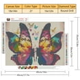 thumbnail image 3 of TISHIRON King and Queen Butterfly Diamond Art Painting Kit, 3 of 7