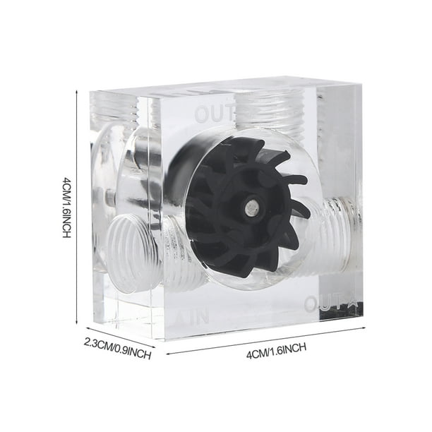 Flow Meter,12 Impellers Flow Meter PC Flow Meter PC Water Cooling High